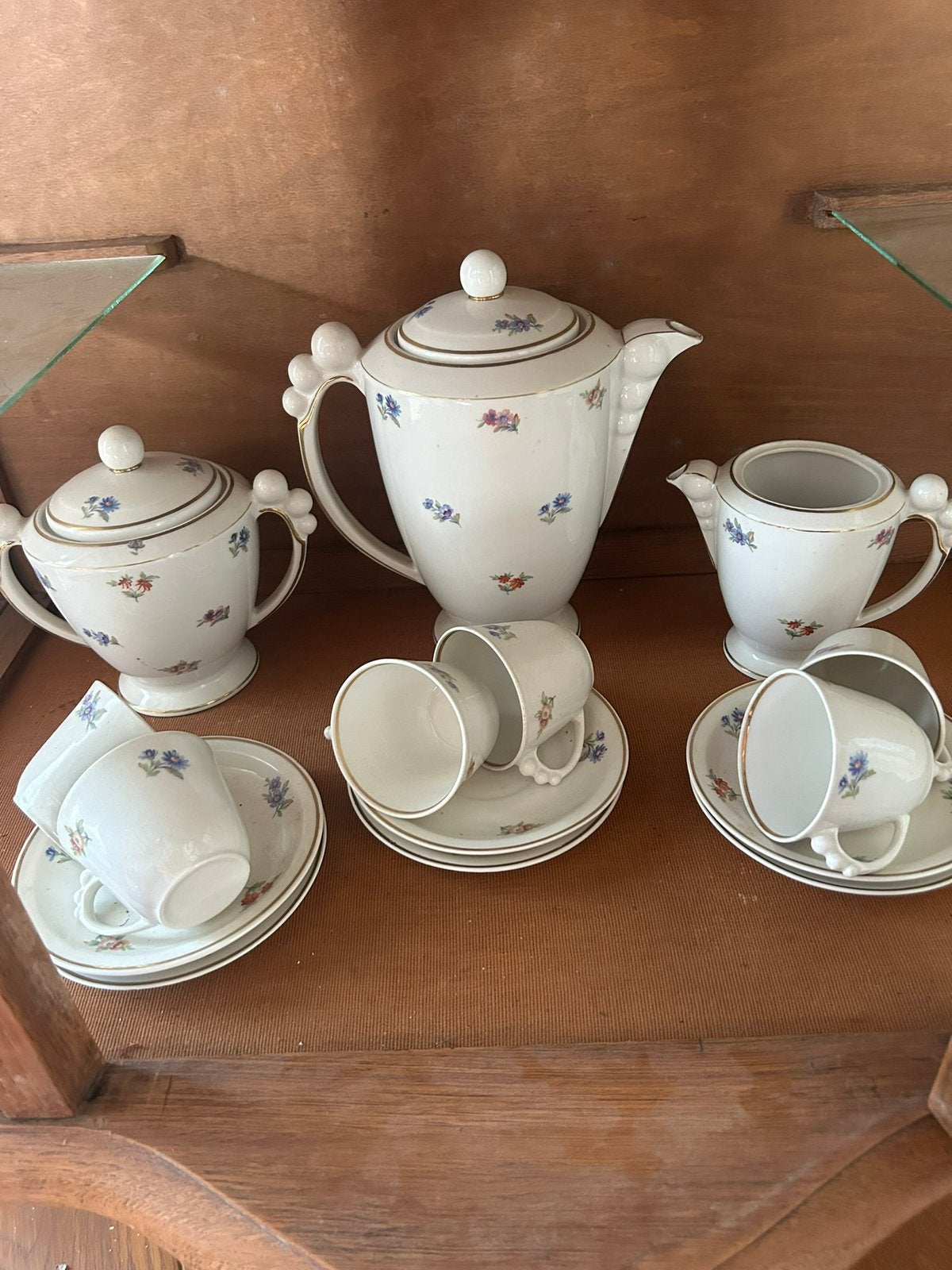 Vintage frans koffieservies, Ophalen of Verzenden