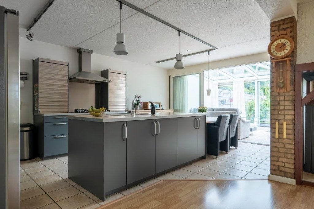 Strakke Moderne Eilandkeuken +Miele Apparatuur+GEDEMONTEERD, Overige typen, Ophalen of Verzenden, Zo goed als nieuw, Met kookeiland
