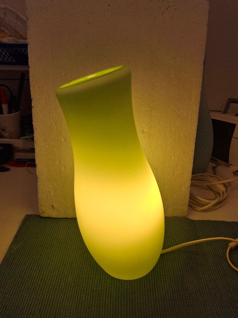 Ikea - mooie mintgroene vintage tafellamp, --, Ikea, Ophalen of Verzenden, --