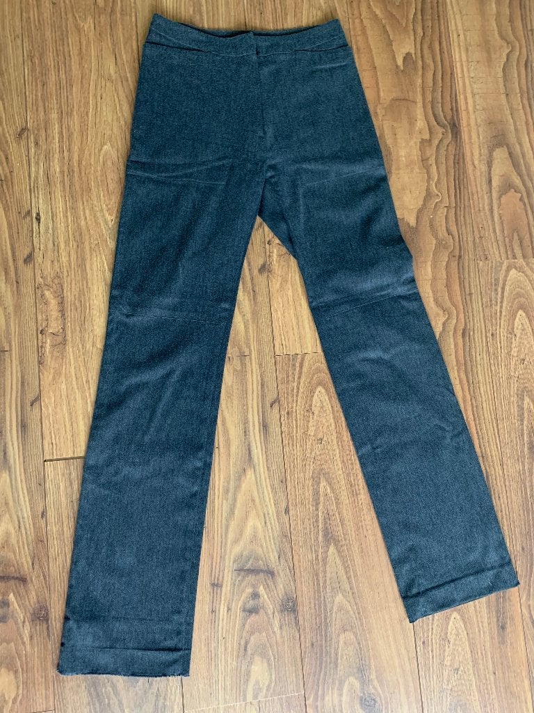 Sinequanone grijse wollen broek pantalon met wijde pijpen 36, Sinequanone, Nieuw, Ophalen of Verzenden, Maat 36 (S)