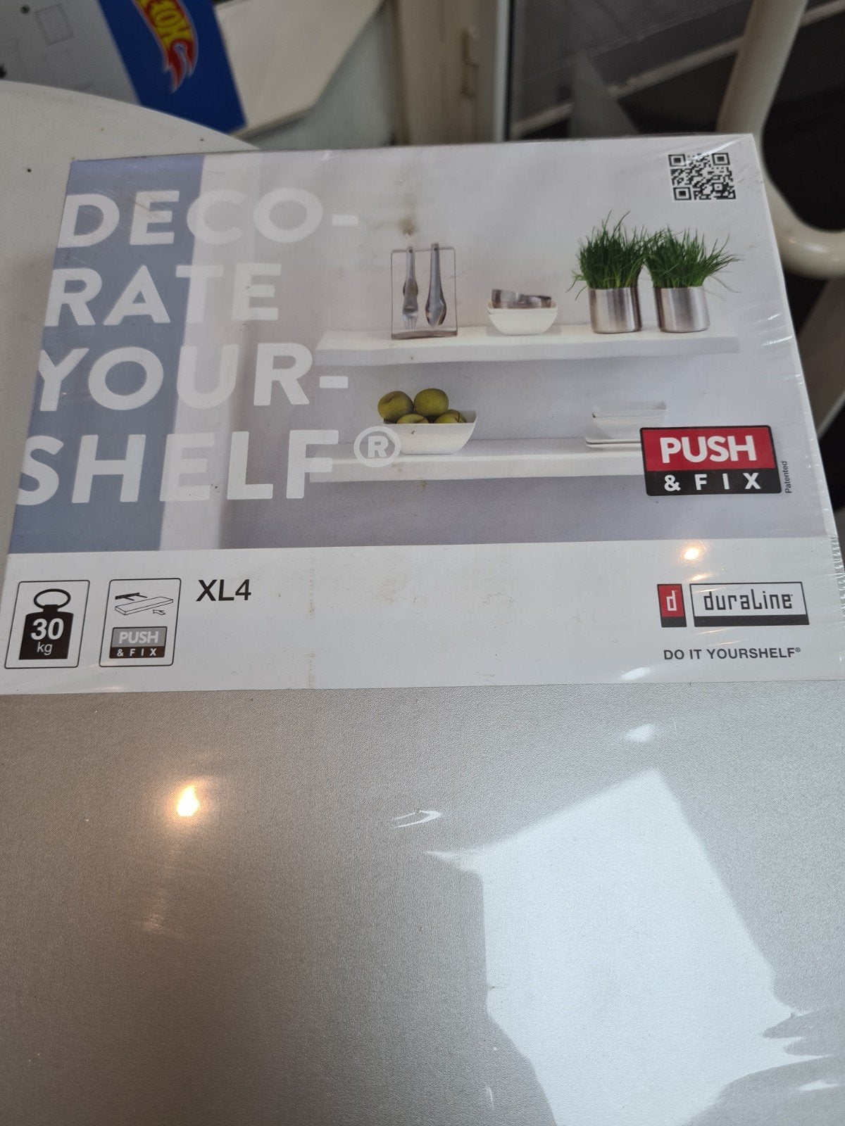 Duraline XL4 zwevende plank - Aluminium look, Huis en Inrichting, Ophalen of Verzenden, Nieuw