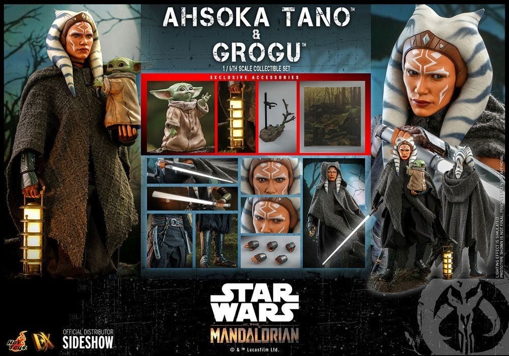 Hot Toys The Mandalorian Ahsoka Tano & Grogu DX21, West Campus 1 76863 Herxheim (DE), Heo GmbH, Nieuw, Ophalen of Verzenden