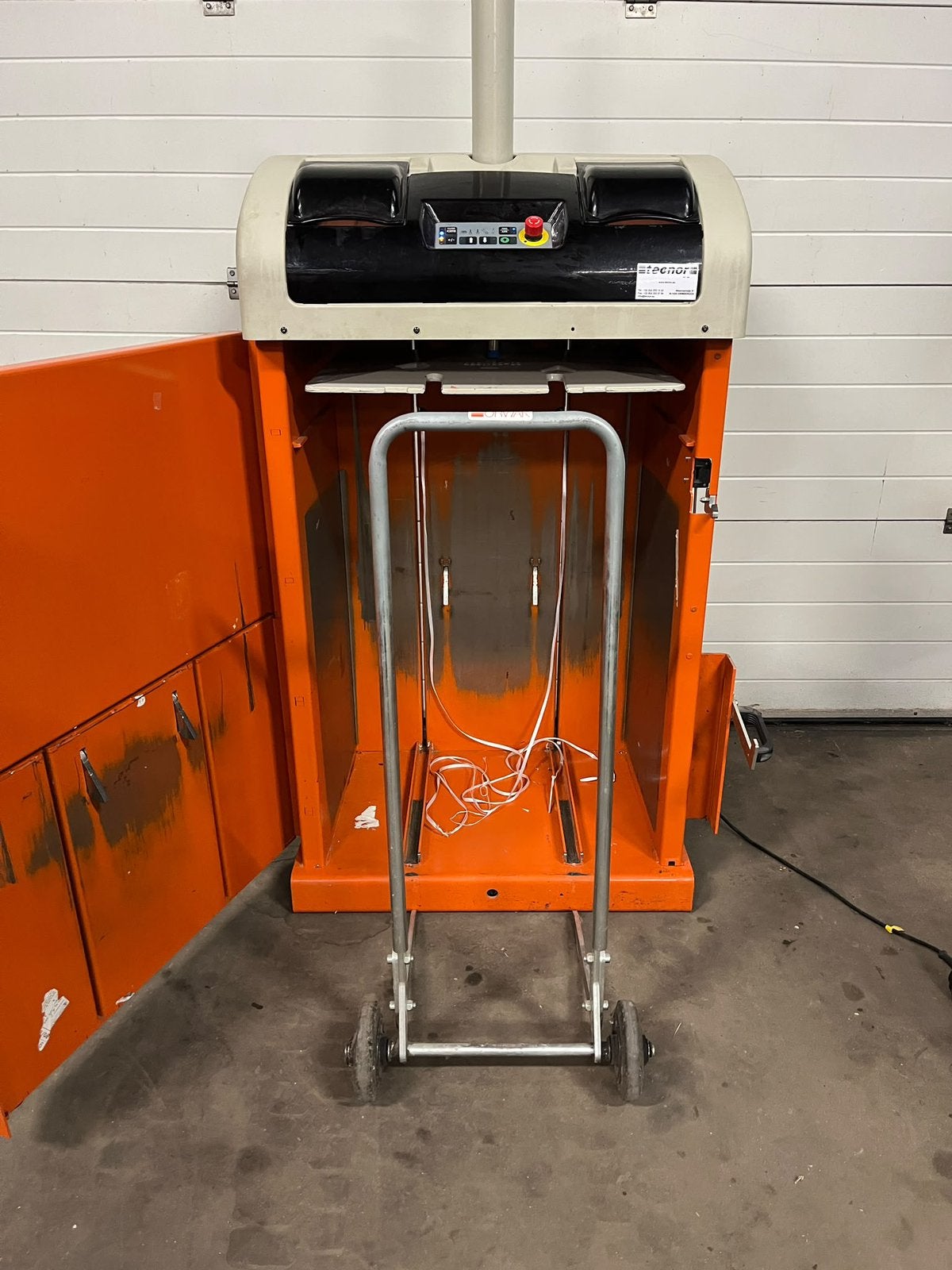 Kartonpers papierpers balenpers afvalpers foliepers recycle, Ophalen of Verzenden, Zo goed als nieuw, Handmatig
