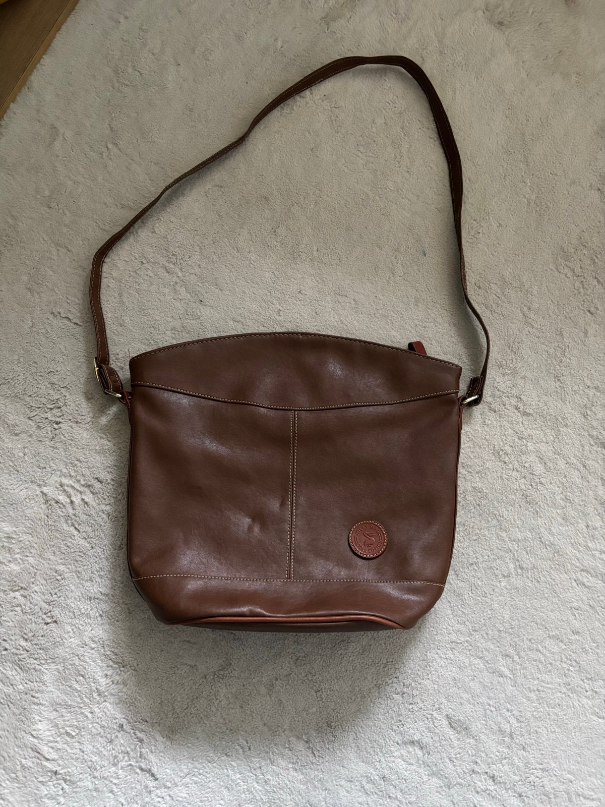 Jolly Bag Collection Bruine lederen Schoudertas Nieuw, Ophalen of Verzenden, Nieuw, Bruin, Schoudertasje