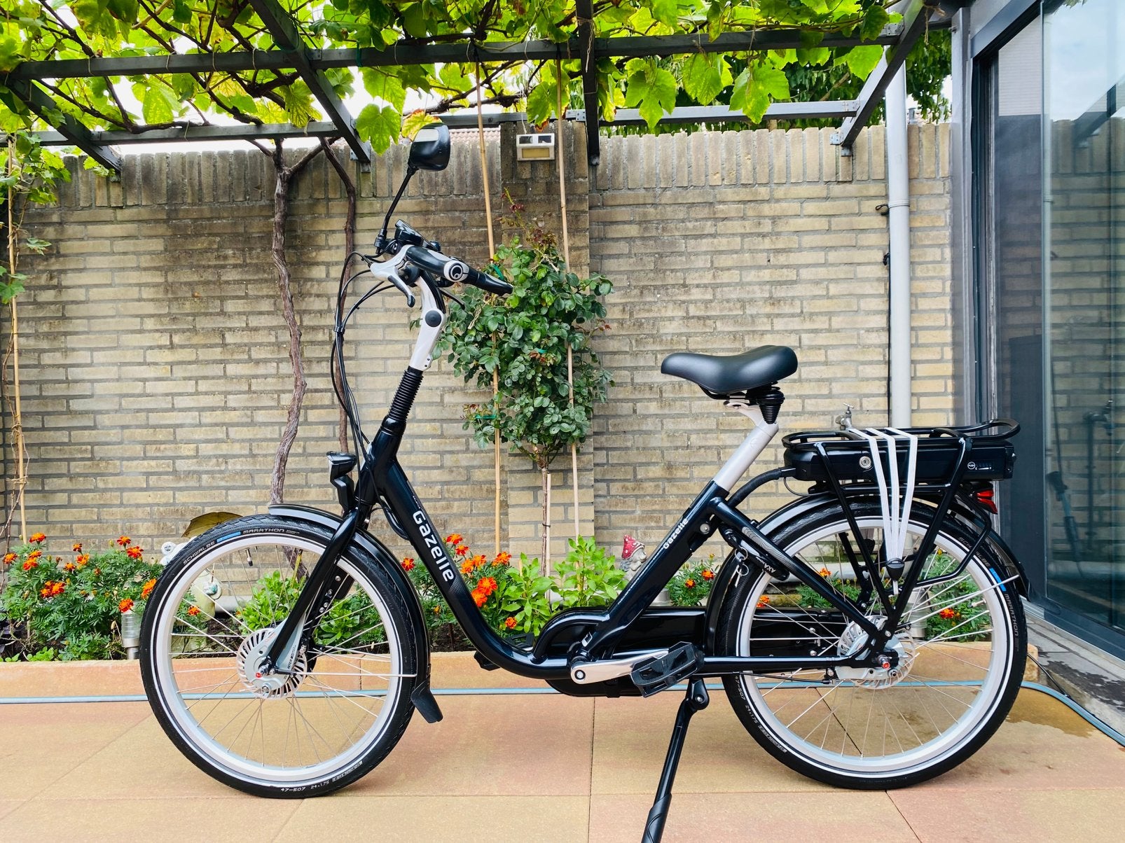 Elektrische Gazelle Balance.Fr U46 cm.Totaal.km 1127, Ophalen of Verzenden, Zo goed als nieuw, Minder dan 47 cm, 5467kc