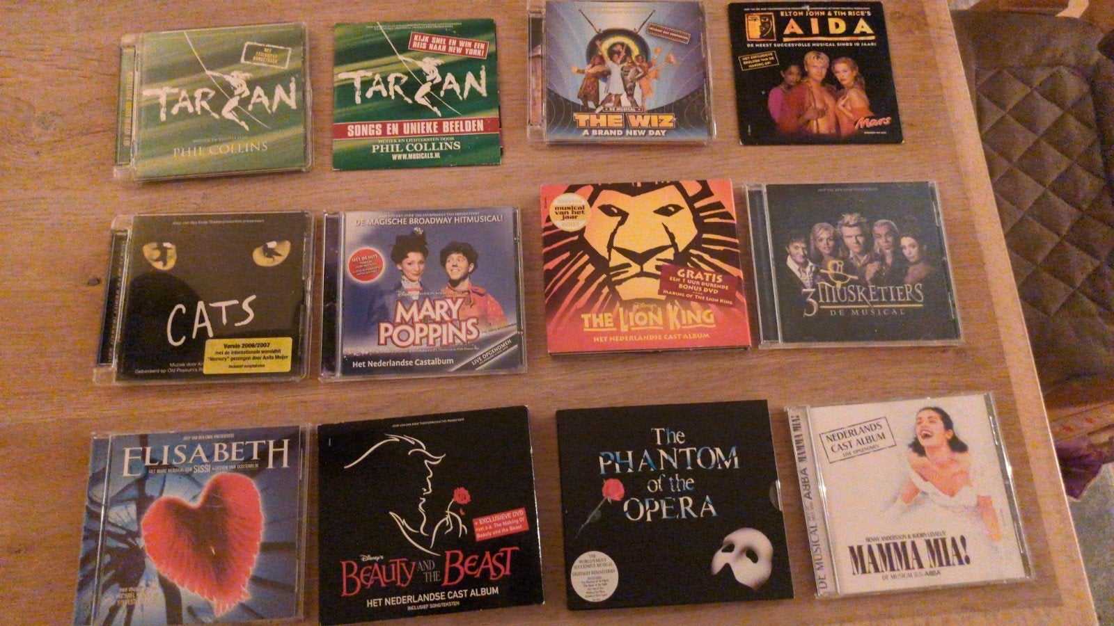 Grote collectie musical soundtracks (CD's), Musical, Ophalen of Verzenden, Gebruikt, Album