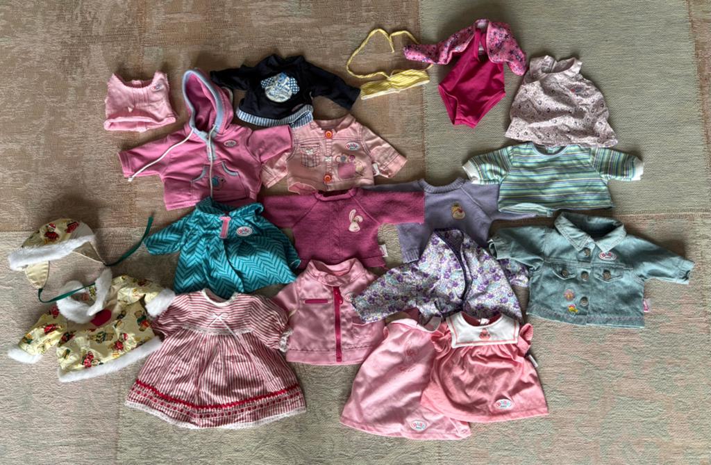Grote set Baby Born kleding, Kinderen en Baby's, Speelgoed | Poppen, Gebruikt, Babypop, Ophalen