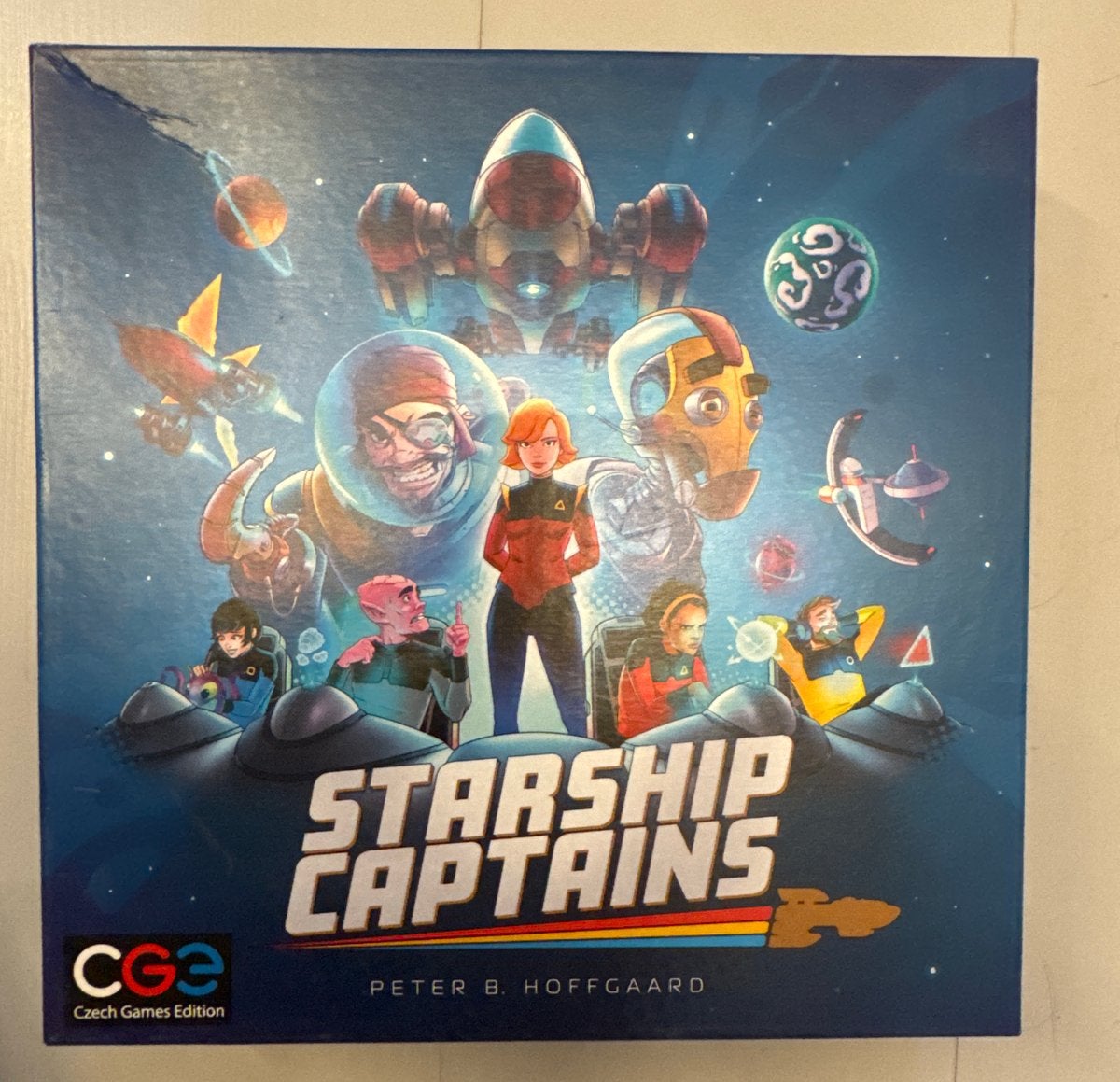 Starship Captains Bordspel - Zo goed als nieuw, Een of twee spelers, Ophalen of Verzenden, Zo goed als nieuw