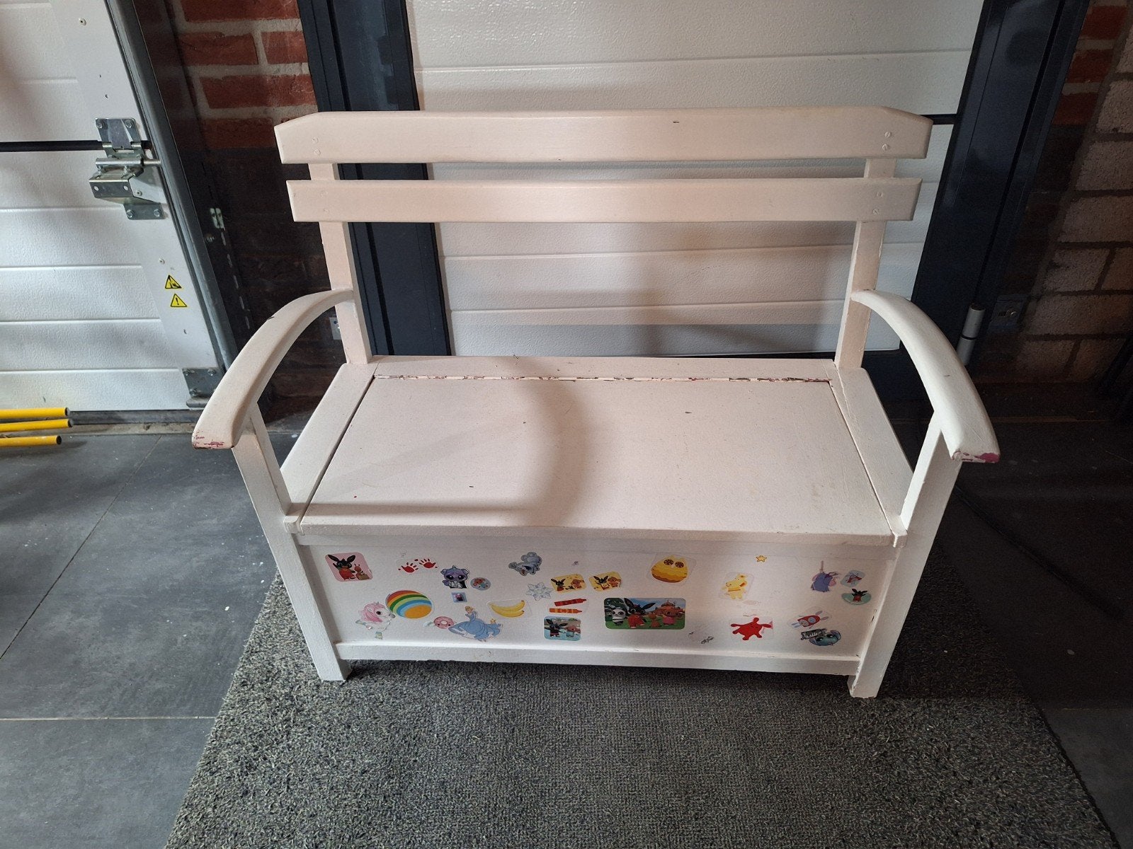 Bankje speelgoedkist speelgoed bank kind opbergbankje hout, Huis en Inrichting, Woonaccessoires | Kisten, Ophalen, 50 tot 100 cm