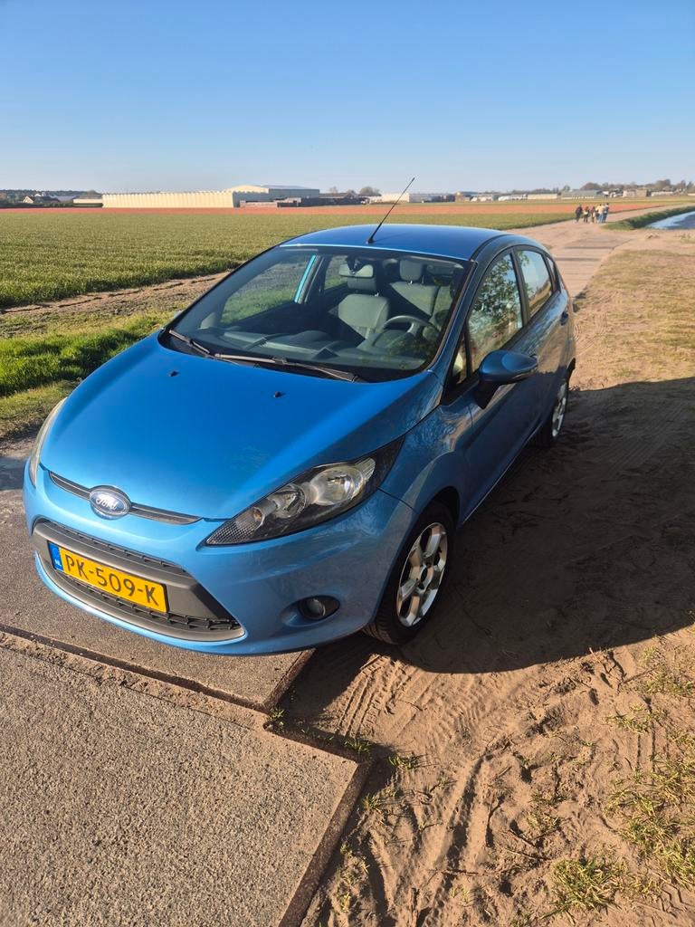 Ford Fiësta 1.25 60KW 5DR 2008 Blauw, Auto's, Voorwielaandrijving, 1242 cc, Blauw, Handgeschakeld
