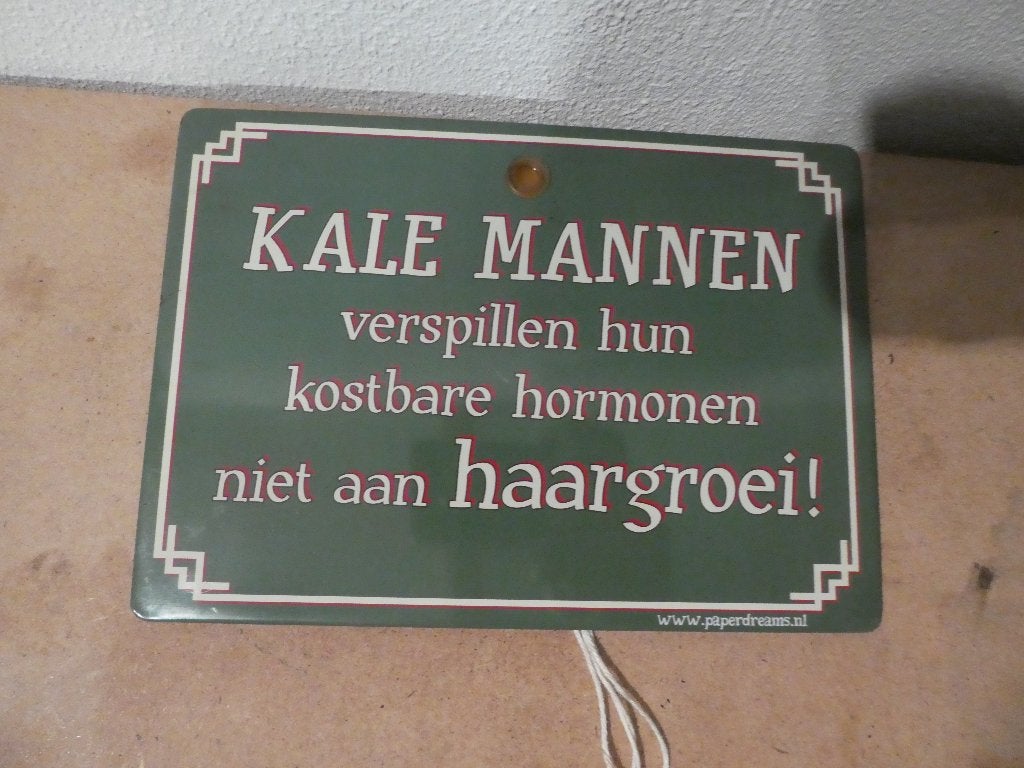 bordje, Verzamelen, Ophalen of Verzenden, Zo goed als nieuw, Overige typen