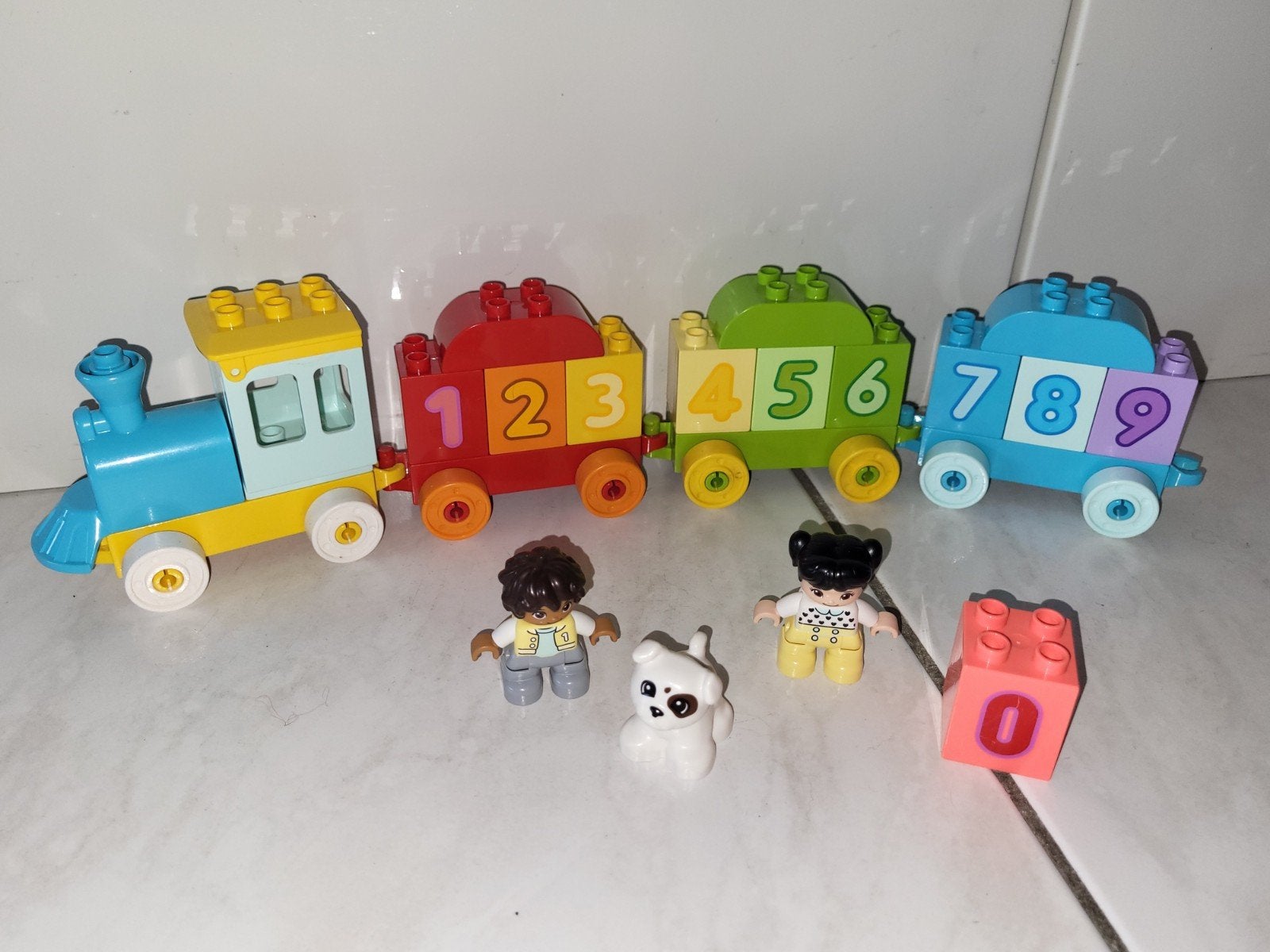 Duplo getallen trein / getallentrein, Gebruikt, Ophalen of Verzenden, Duplo, Duplo