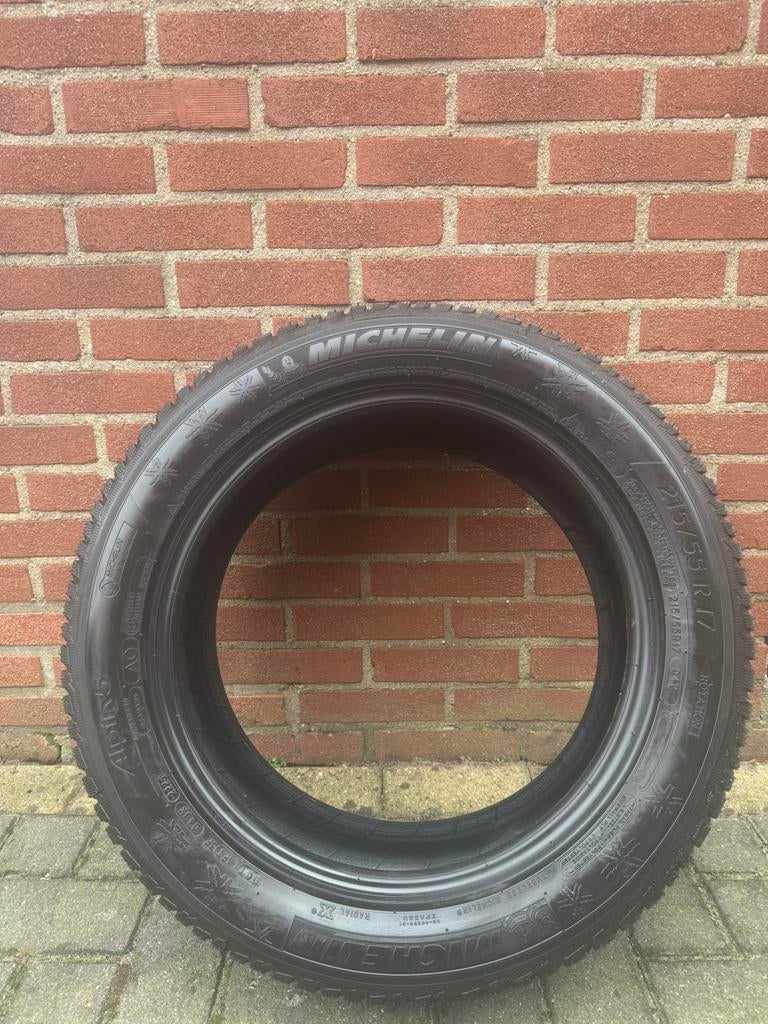 Michelin Alpin 5 Winterband 215/55/17 DOT 2225 8.28mm! TEAB, Ophalen, Gebruikt, Overige automerken
