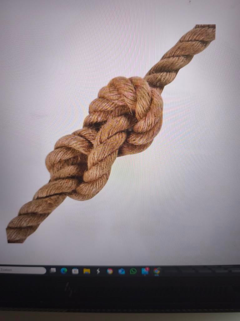 Touw 100% jute12mm x 100 m €39,-, Ophalen of Verzenden, Nieuw, Overige sporten, Overige typen