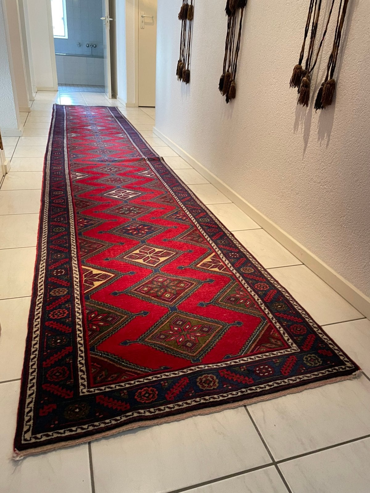 Perzisch tapijt/loper, Ophalen, Gebruikt, Perzisch, 200 cm of meer