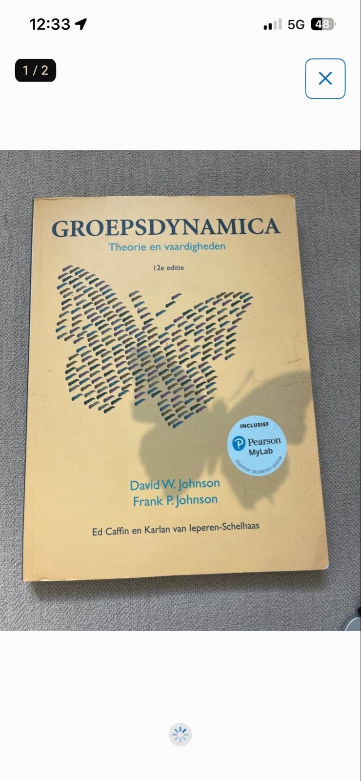 Groepsdynamica: Theorie en Vaardigheden - 12e editie, Ophalen of Verzenden, Gamma, Gelezen, HBO