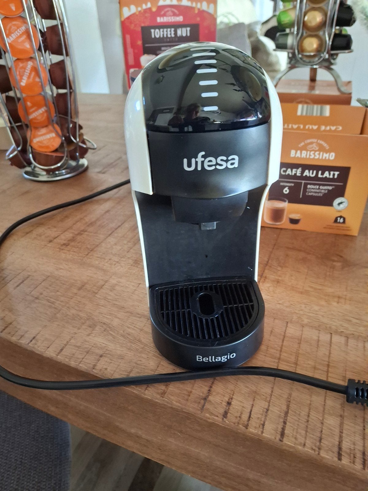 Te koop een Ufesa Bellagio Bianca  3in 1 koffiezetapparaat, Ophalen, Koffiemachine, Gemalen koffie