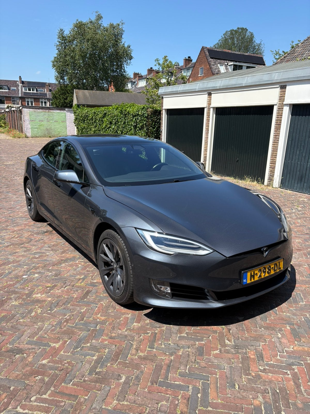 Tesla Model S Long Range Raven SOH 87,3%, Auto's, Tesla, Zwart, Model S, Elektrisch, 2190 kg