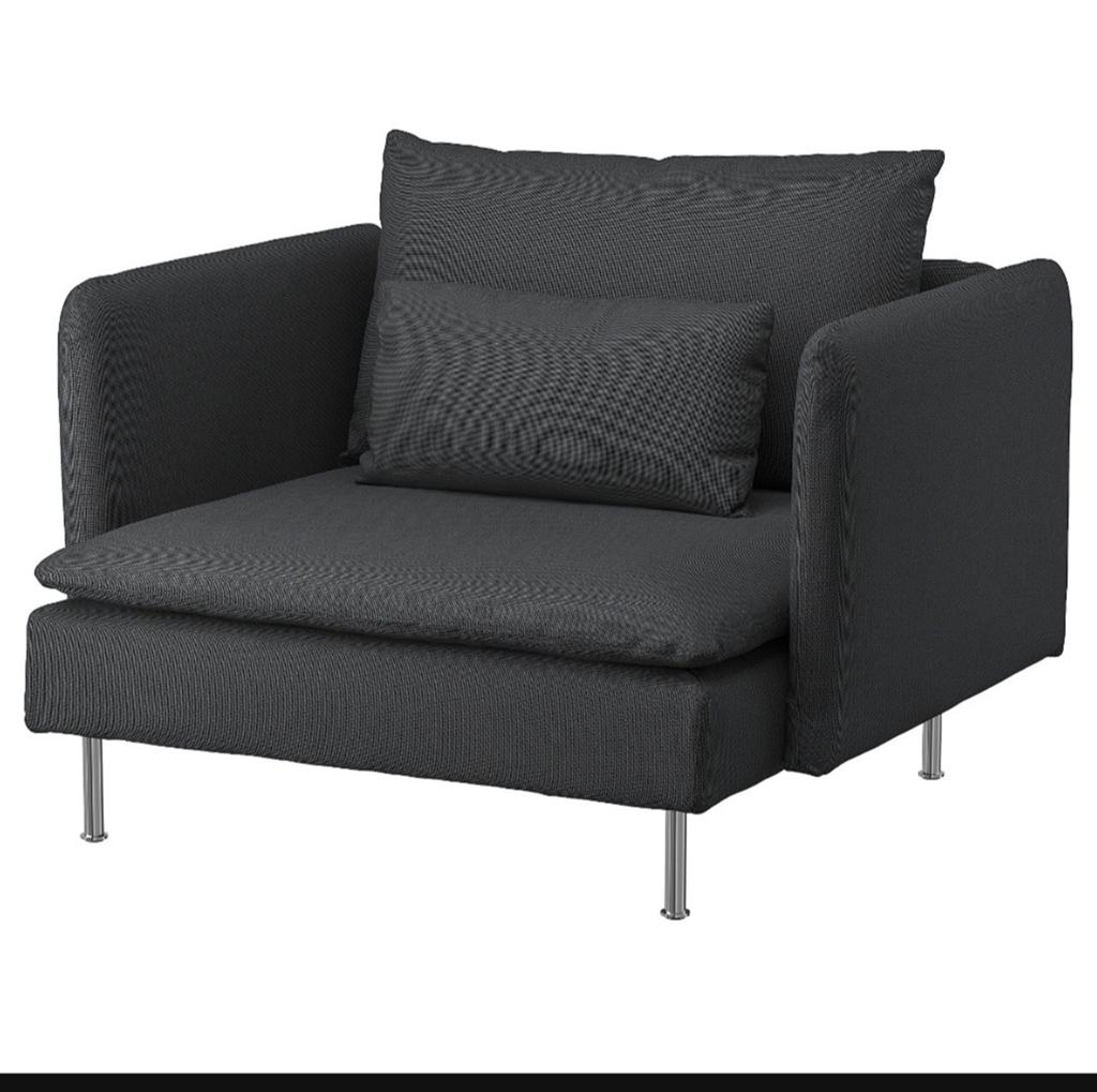 Söderhamn fauteuil IKEA, Huis en Inrichting, Fauteuils, Zo goed als nieuw, 75 tot 100 cm, 75 tot 100 cm, Ophalen