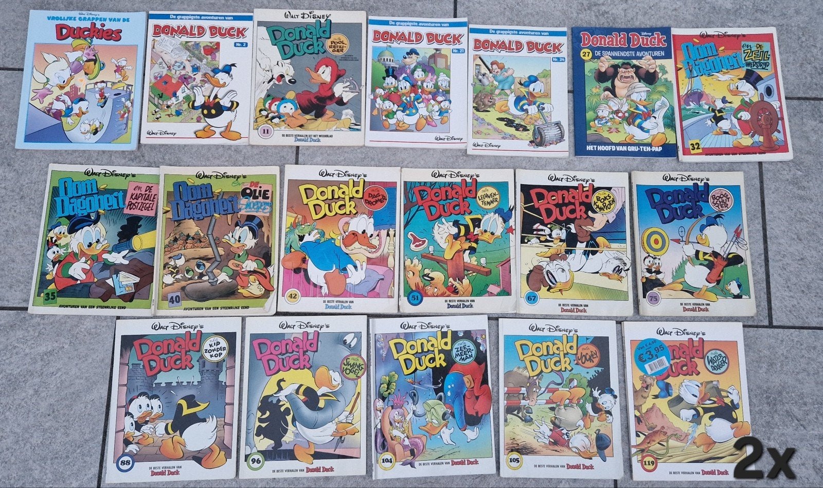 19 Donald Duck gekartonneerde edities, Meerdere stripboeken, Ophalen of Verzenden, Zo goed als nieuw