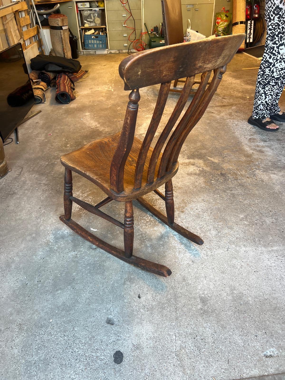 Schommelstoel, Antiek en Kunst, Antiek | Meubels | Stoelen en Banken, Ophalen