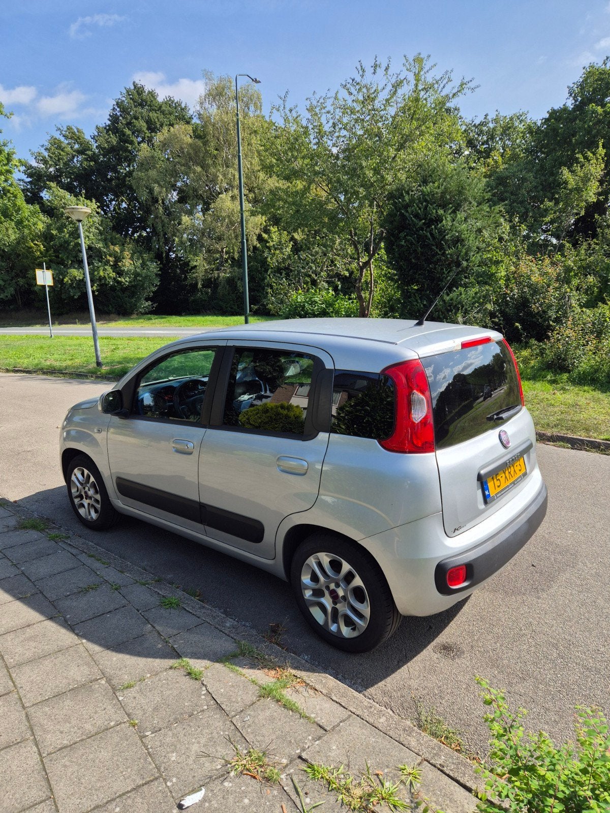 Fiat Panda Twinair 85 2012 Grijs, Voorwielaandrijving, Stof, 40 €/maand, Panda