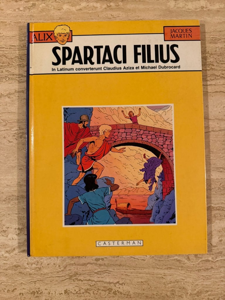 Spartacus Filius, In Latinum converterunt .. - J Martin, Gelezen, Eén stripboek, Ophalen of Verzenden, Jacques Martin