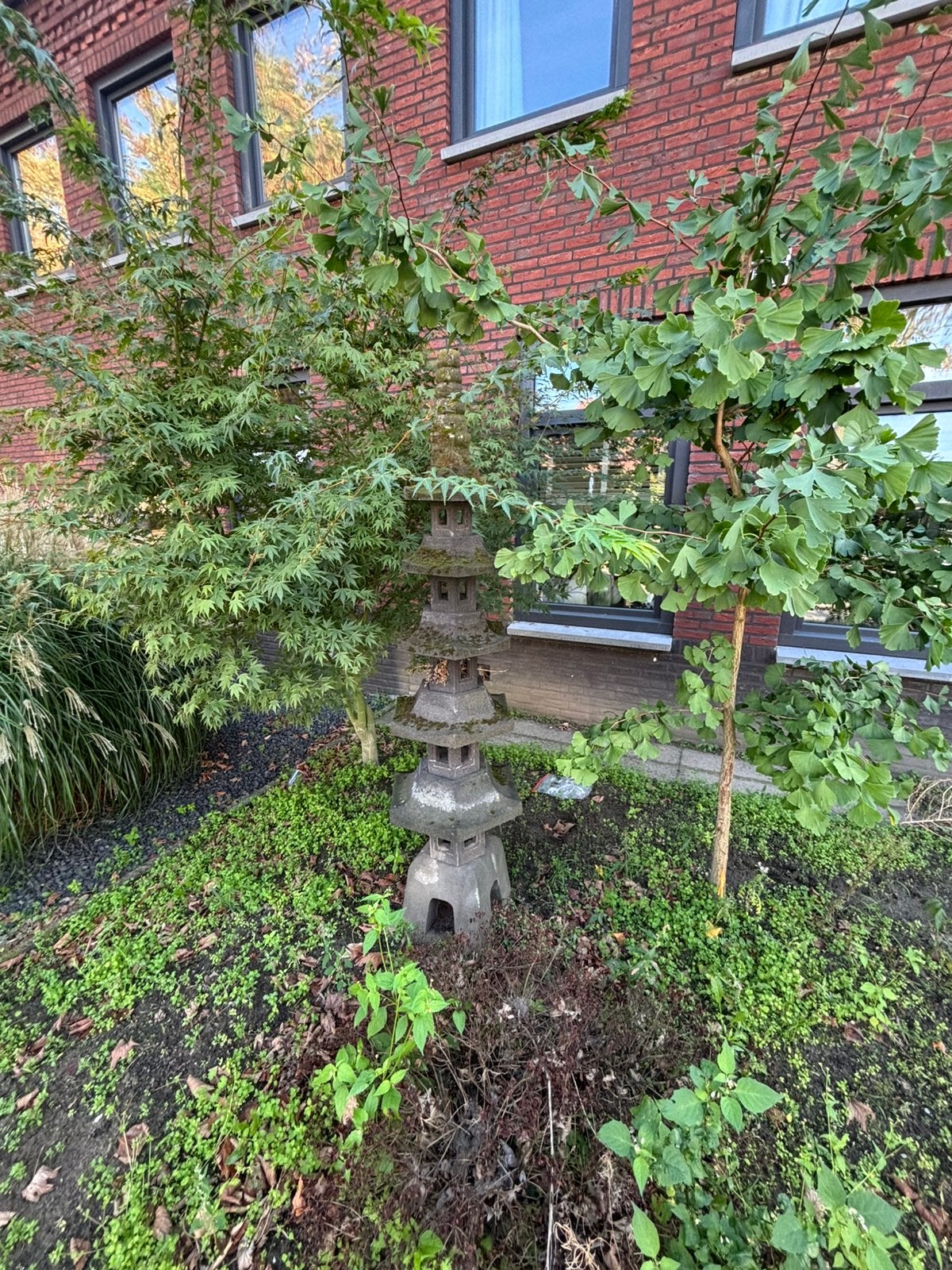 Japanse pagode tuinbeeld lava, Ophalen, Overige materialen