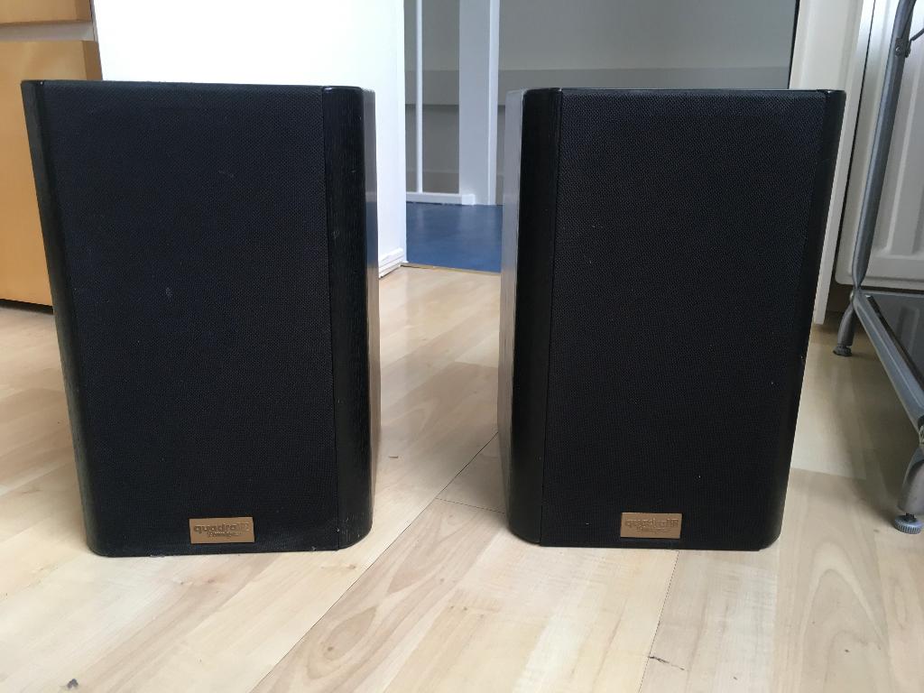 Quadral rondo geluidsboxen, Audio, Tv en Foto, Luidsprekers, Gebruikt, Minder dan 60 watt, Front, Rear of Stereo speakers, Ophalen