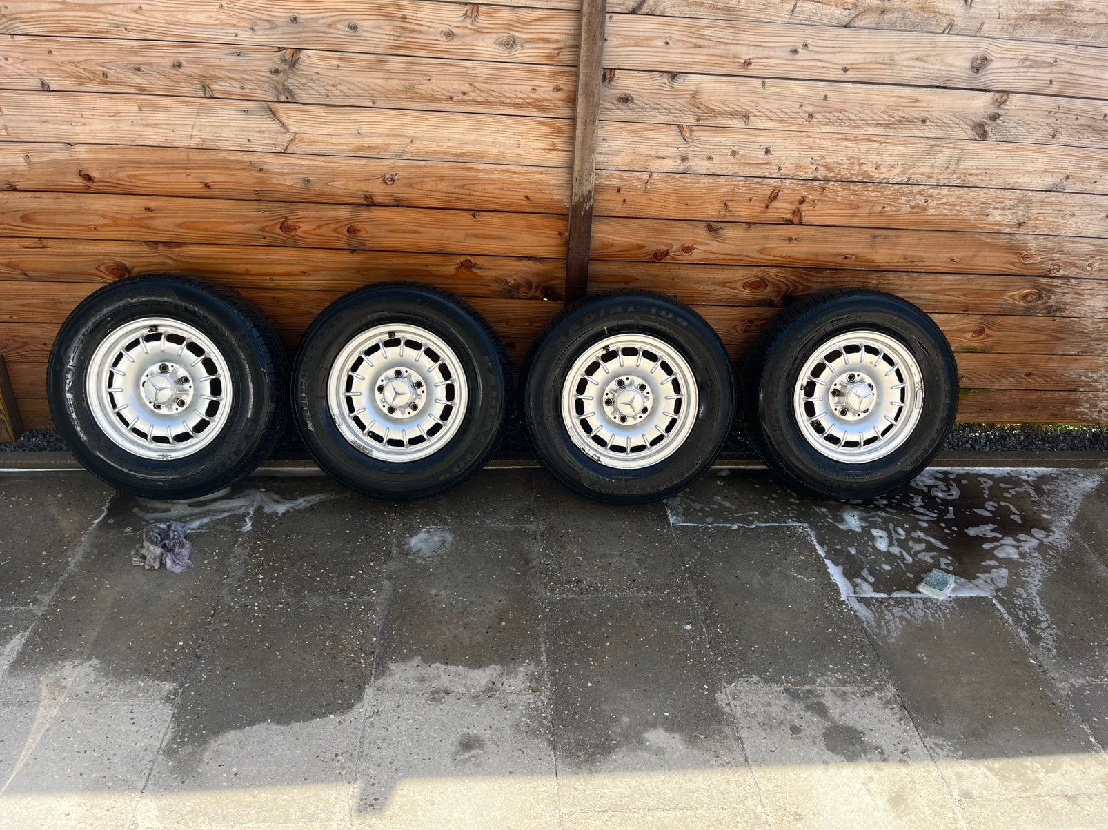 Orginele kroonkurk velgen mercedes w126, Ophalen