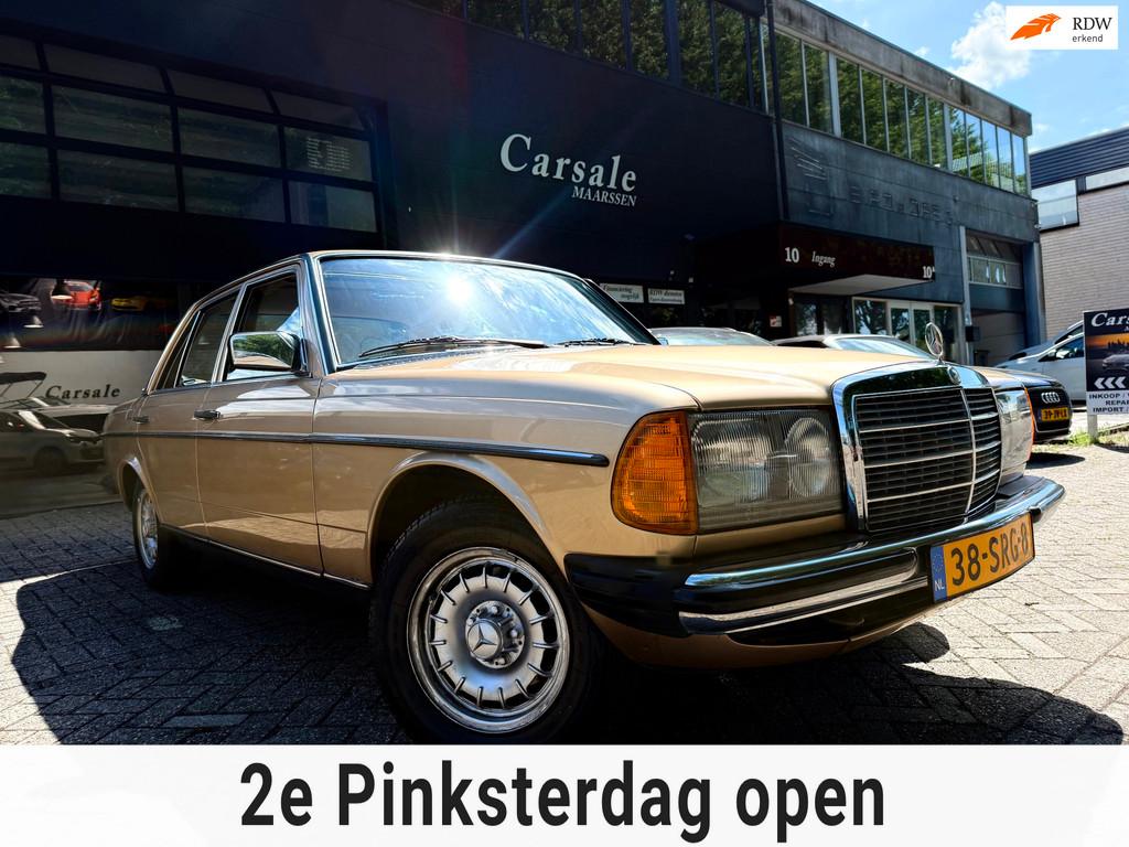 Mercedes-Benz W123 200 belasting vrij Apk tot 2028 KEURIG ST, Achterwielaandrijving, Bruin, Open dak, Mercedes-Benz