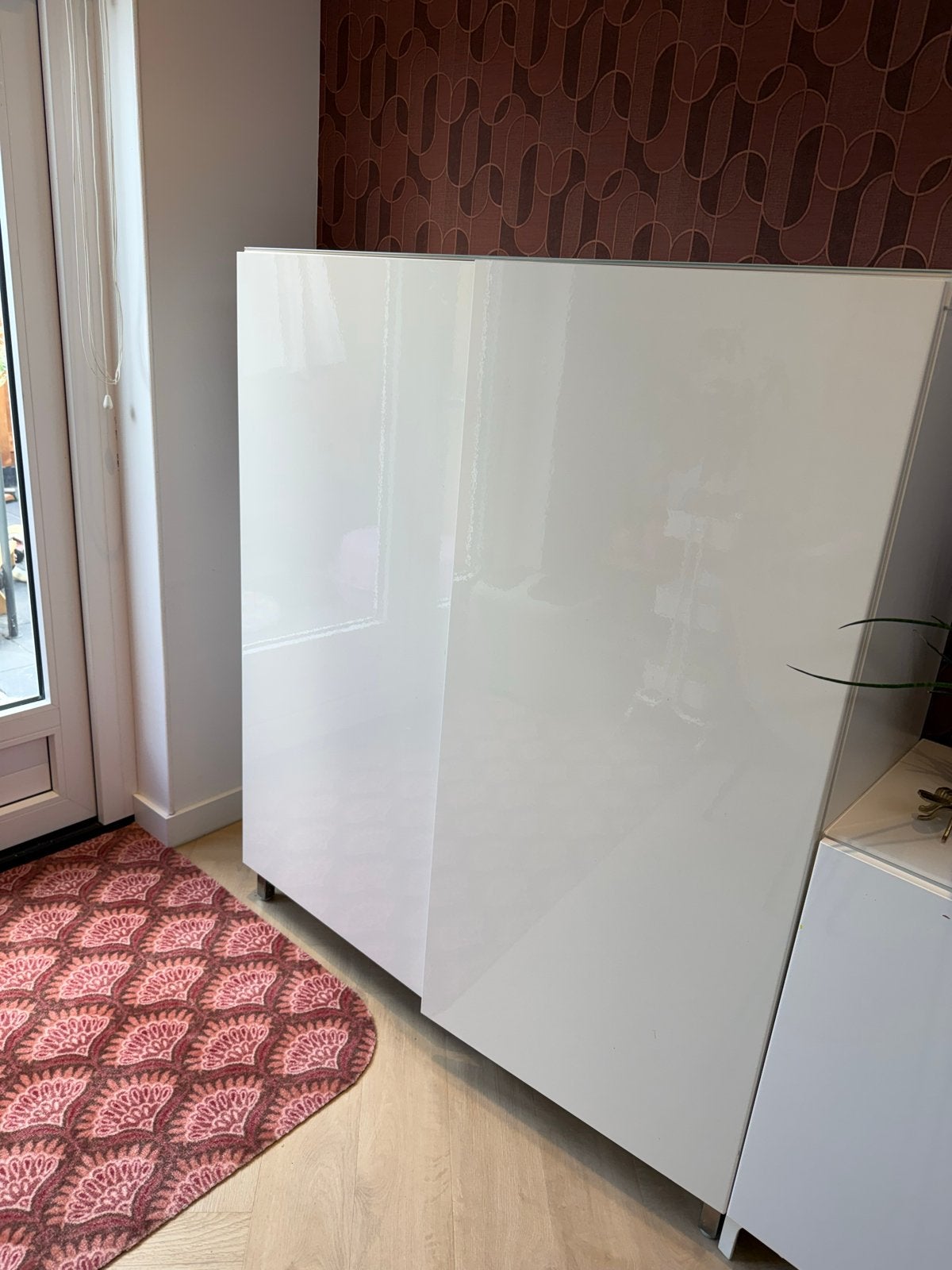 IKEA Besta kast - Hoogglans wit, Huis en Inrichting, Kasten | Overige, Ophalen, Gebruikt
