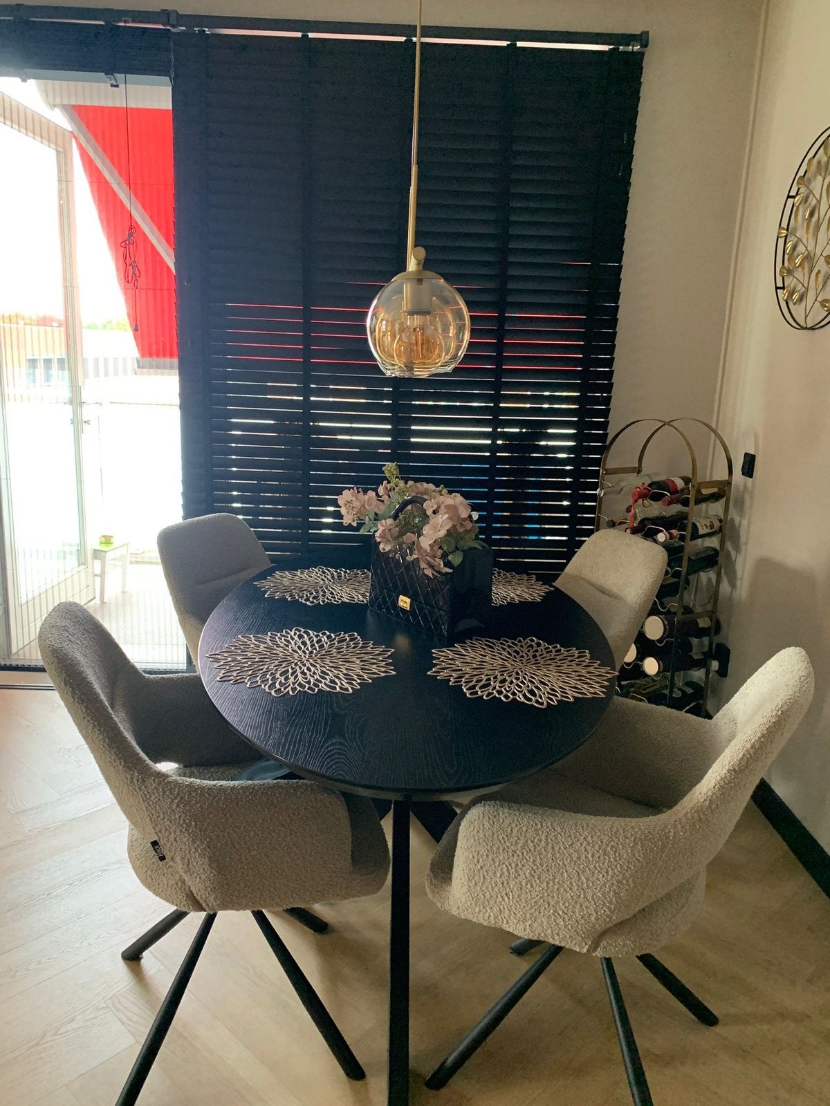Eettafel 1,60, Ovaal, 150 tot 200 cm, Ophalen of Verzenden, Zo goed als nieuw