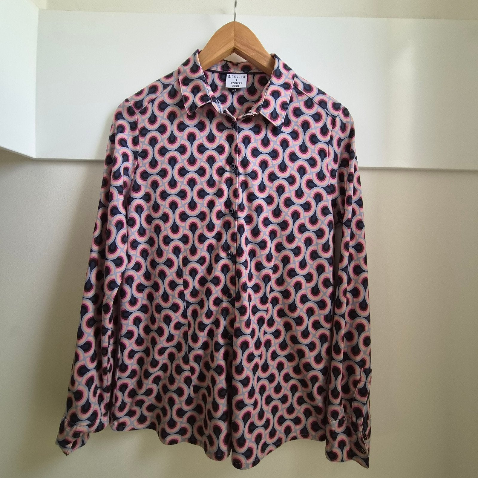 Desoto Retro Damesblouse Maat 38 NIEUW, Maat 38/40 (M), Meerkleurig, Nieuw, Ophalen of Verzenden