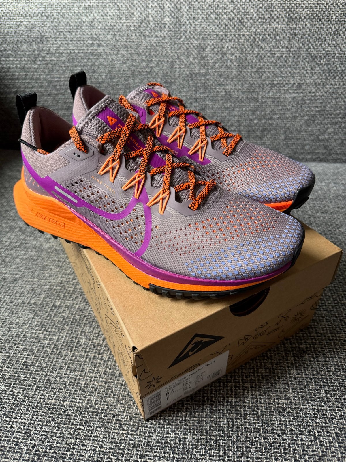 Nike React Pegasus Trail 4 - Nieuw in doos - Maat 40, Overige kleuren, Sportschoenen, Nieuw, Ophalen of Verzenden