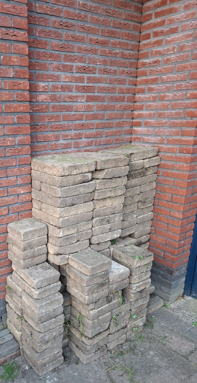 Tuintegels: gratis af te halen, Ophalen, Gebruikt, 10 m² of meer, Beton