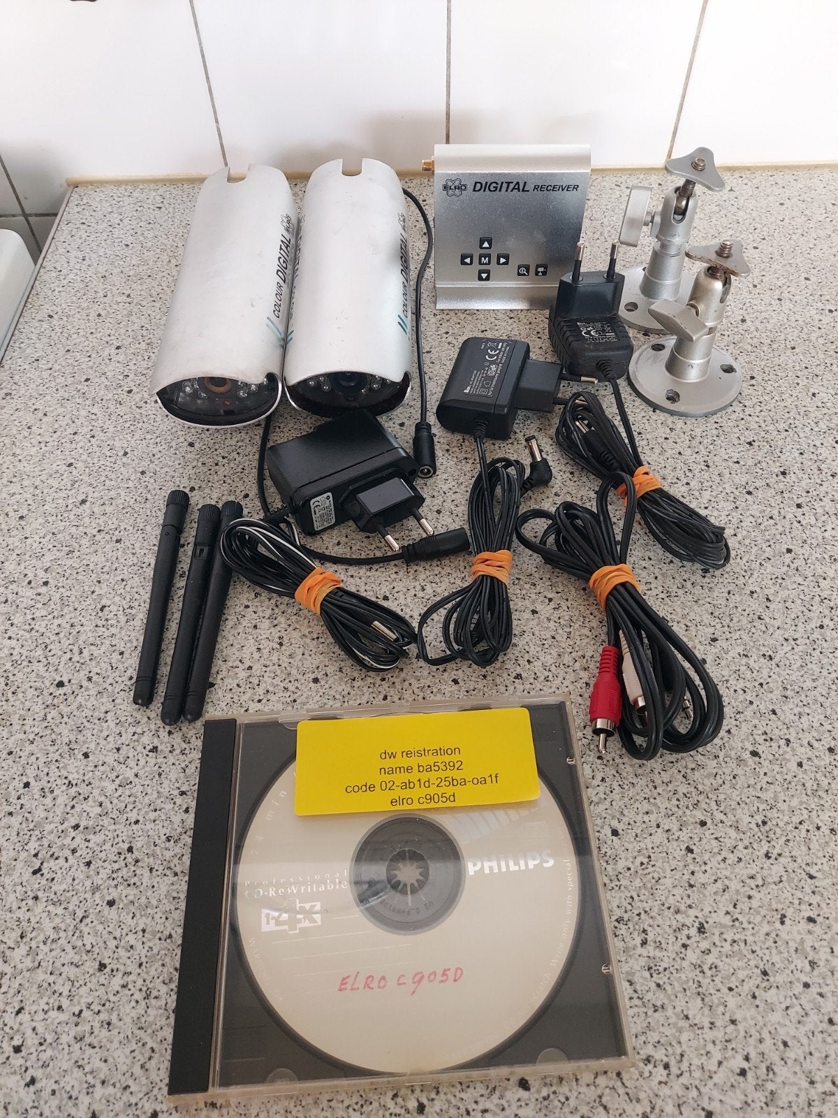 2x elro buiten camera's  c905d, Ophalen