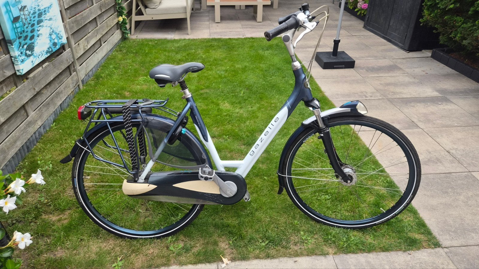 gazelle montreux damesfiets, Fietsen en Brommers, Fietsen | Dames | Damesfietsen, Ophalen, Versnellingen, Gazelle, 53 tot 56 cm
