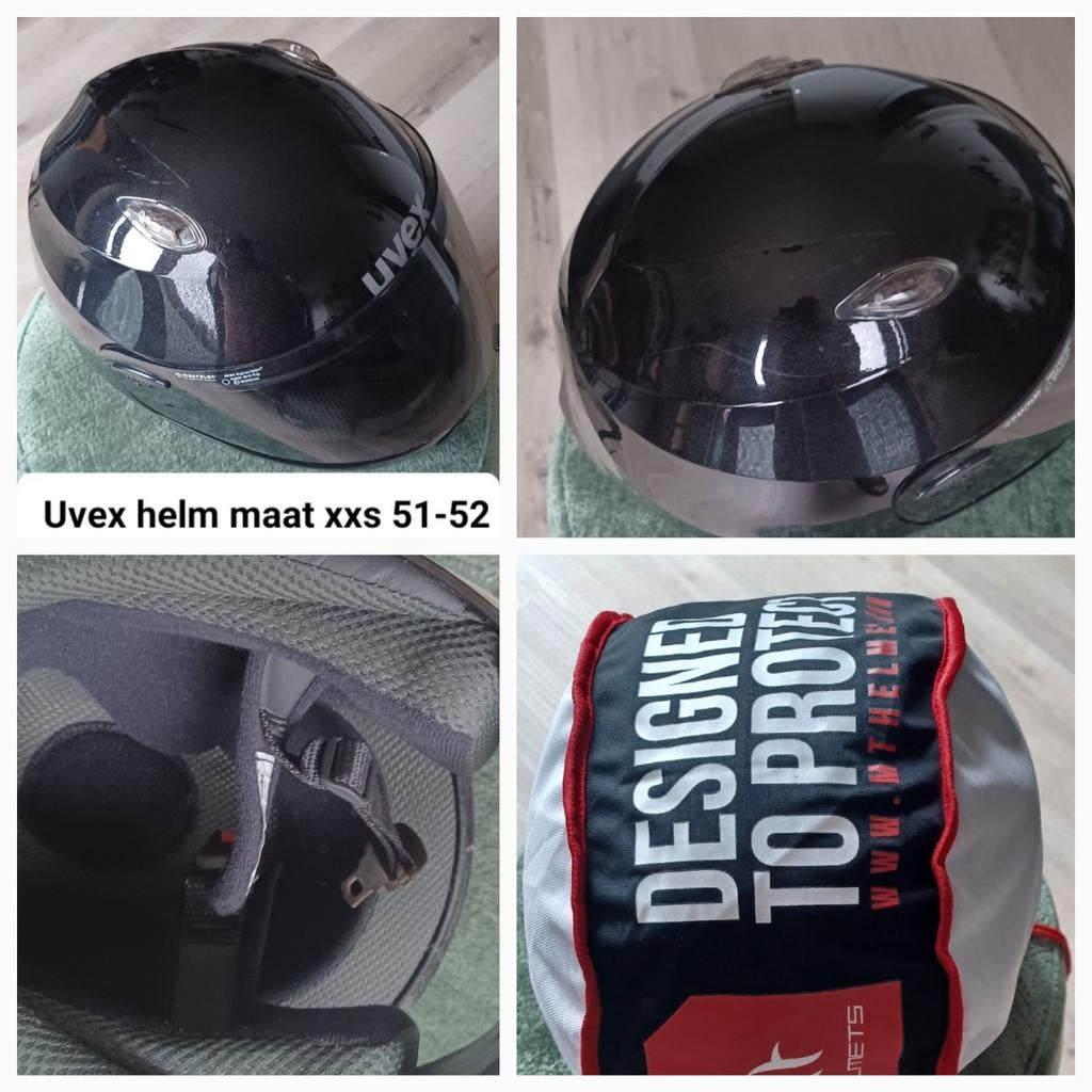 Uvex helm maat XXS/51-52, Motoren, Kleding | Motorhelmen, Ophalen