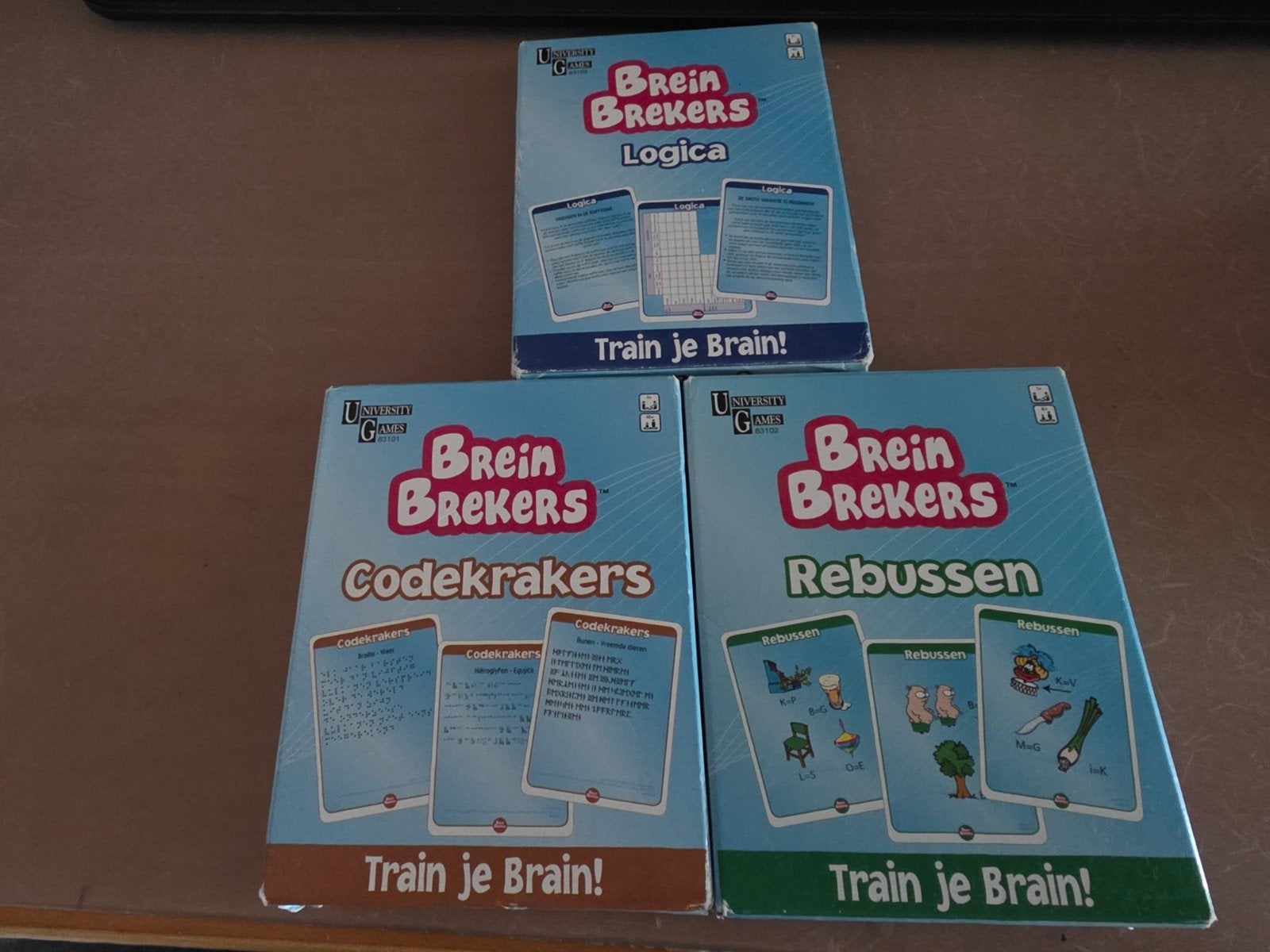 Breinbrekers met kaartjes, Ophalen of Verzenden, Minder dan 500 stukjes, Zo goed als nieuw, Overige typen