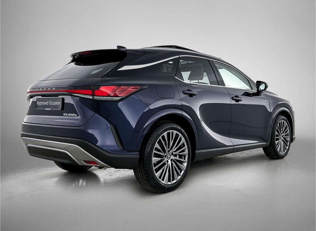 Lexus RX 450h+ Plug-in Hybrid President Line Mark Levinson |, Automaat, Adaptive Cruise Control, 4 cilinders, Blauw