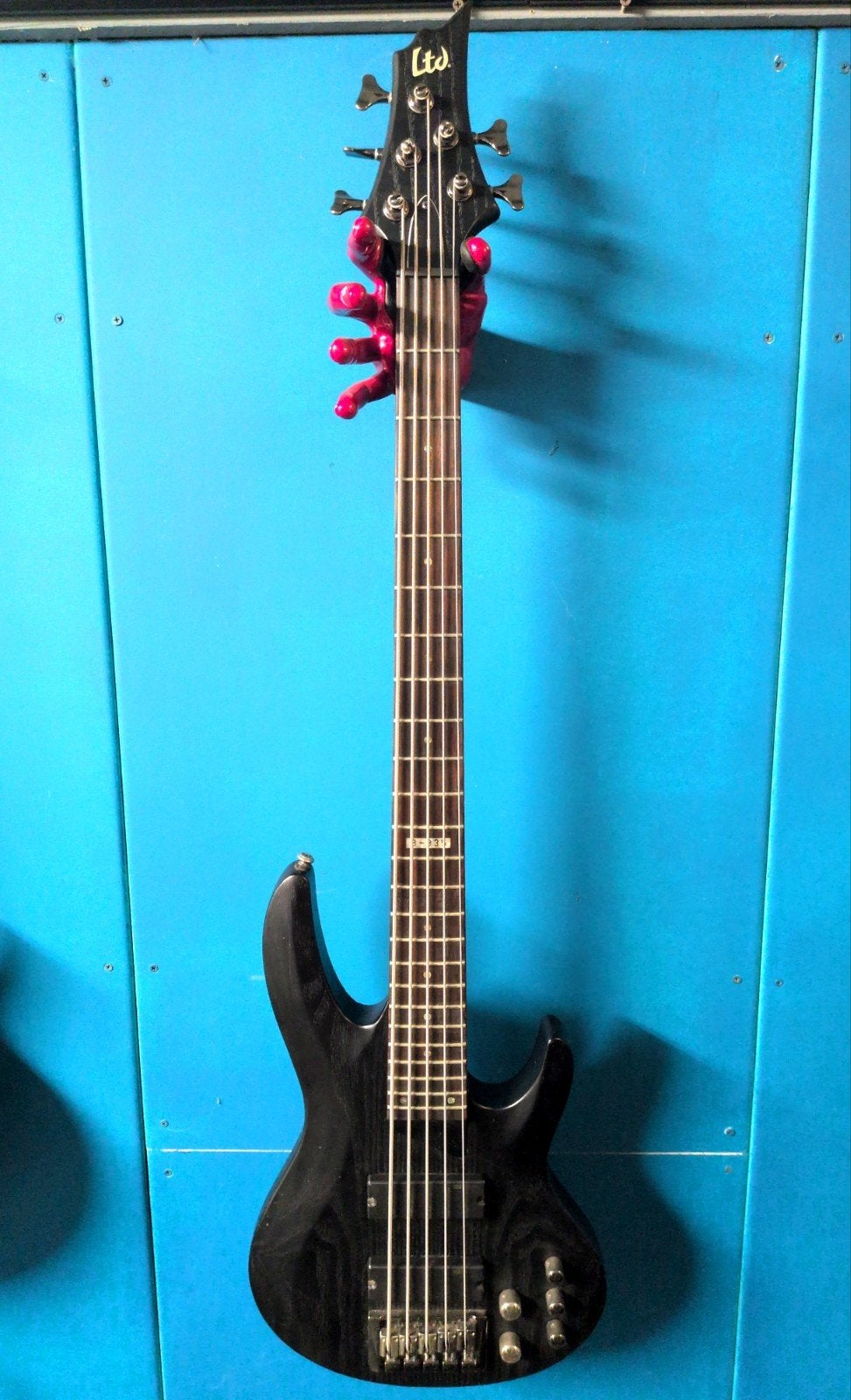 ESP LTD B-355, Ophalen of Verzenden, Zo goed als nieuw, Elektrische basgitaar
