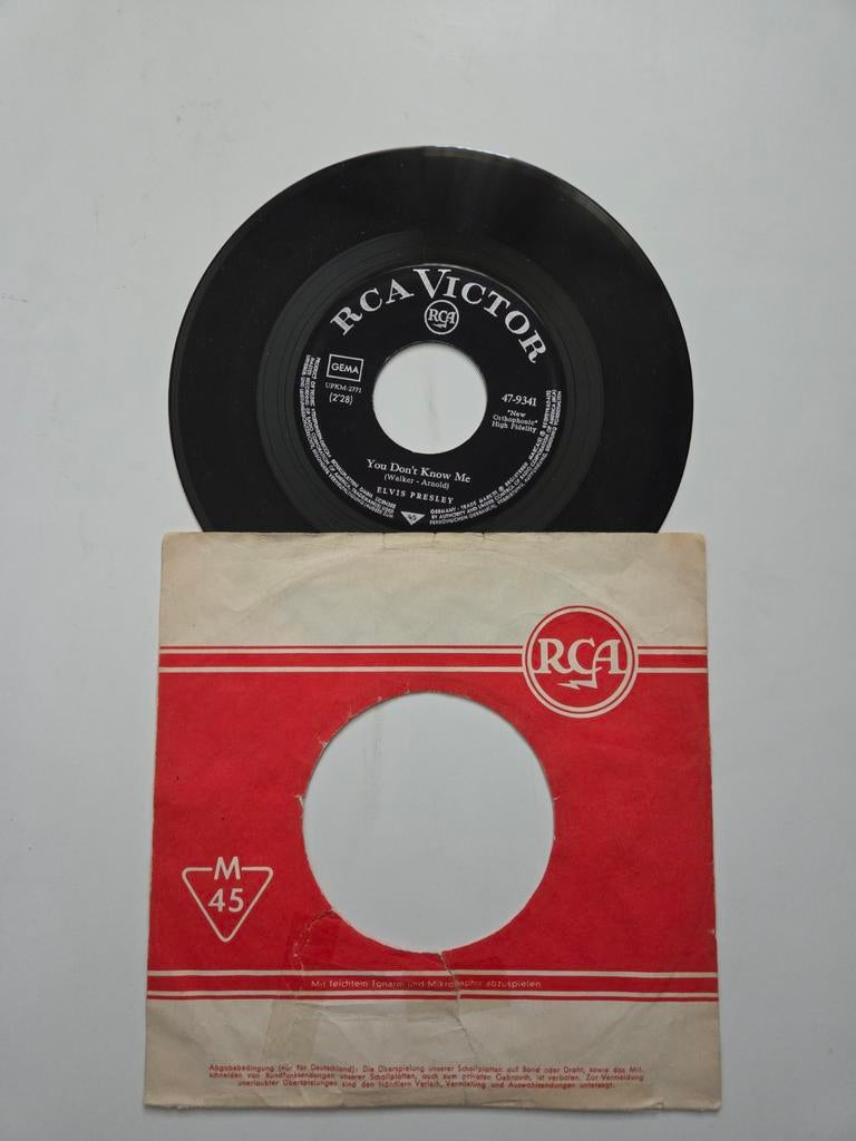 Elvis Presley , single  - You don't know me / Big boss man, Ophalen, Zo goed als nieuw, Pop