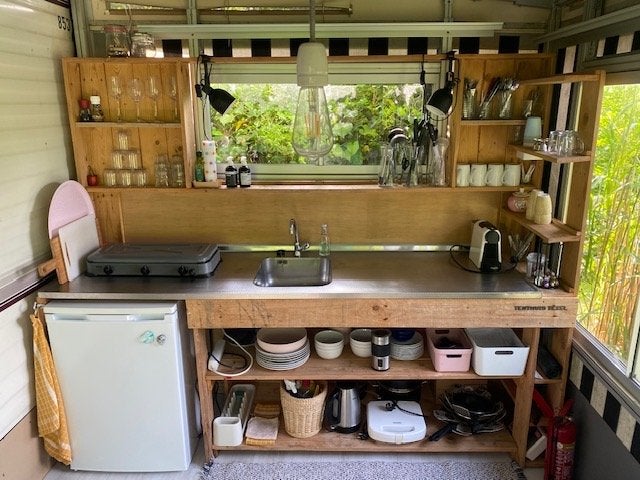 Op maat gemaakte houten keuken, Ophalen, Zo goed als nieuw