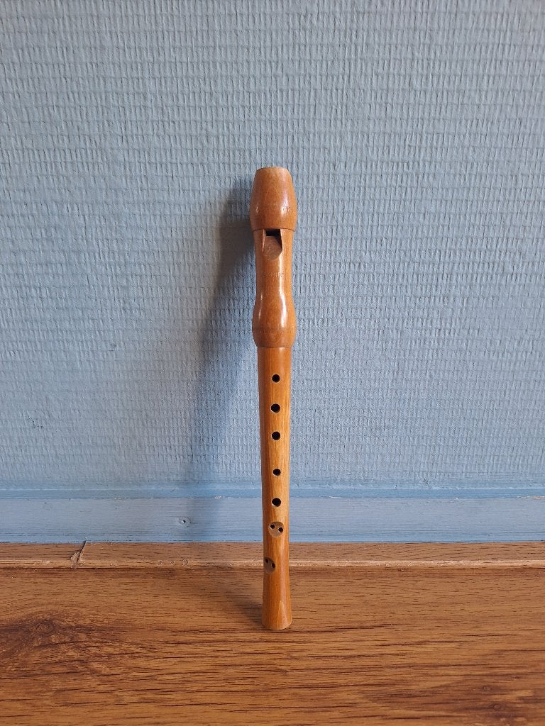 Houten Sopraan Blokfluit, Muziek en Instrumenten, Blaasinstrumenten | Blokfluiten, Ophalen of Verzenden, Sopraan of Sopranino
