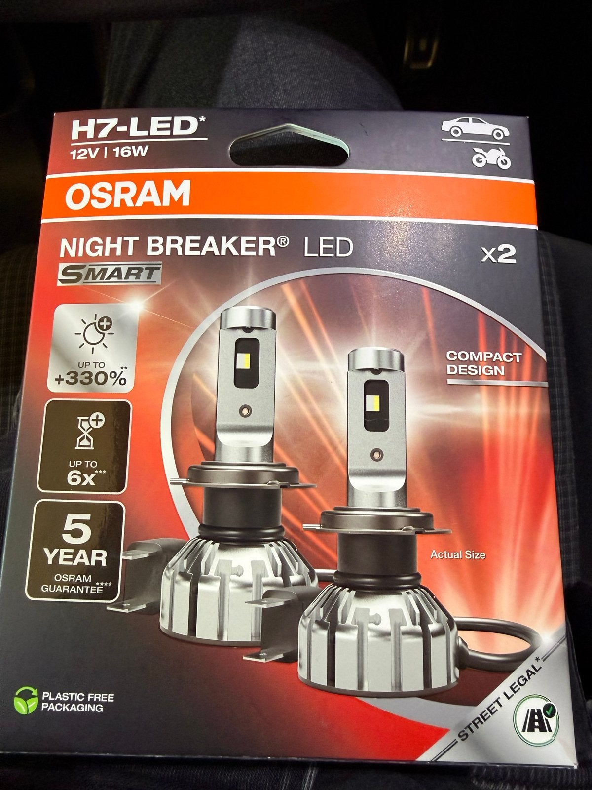 OSRAM Night Breaker LED H7 12V 16W - Nieuw, Ophalen of Verzenden, Nieuw, Universele onderdelen