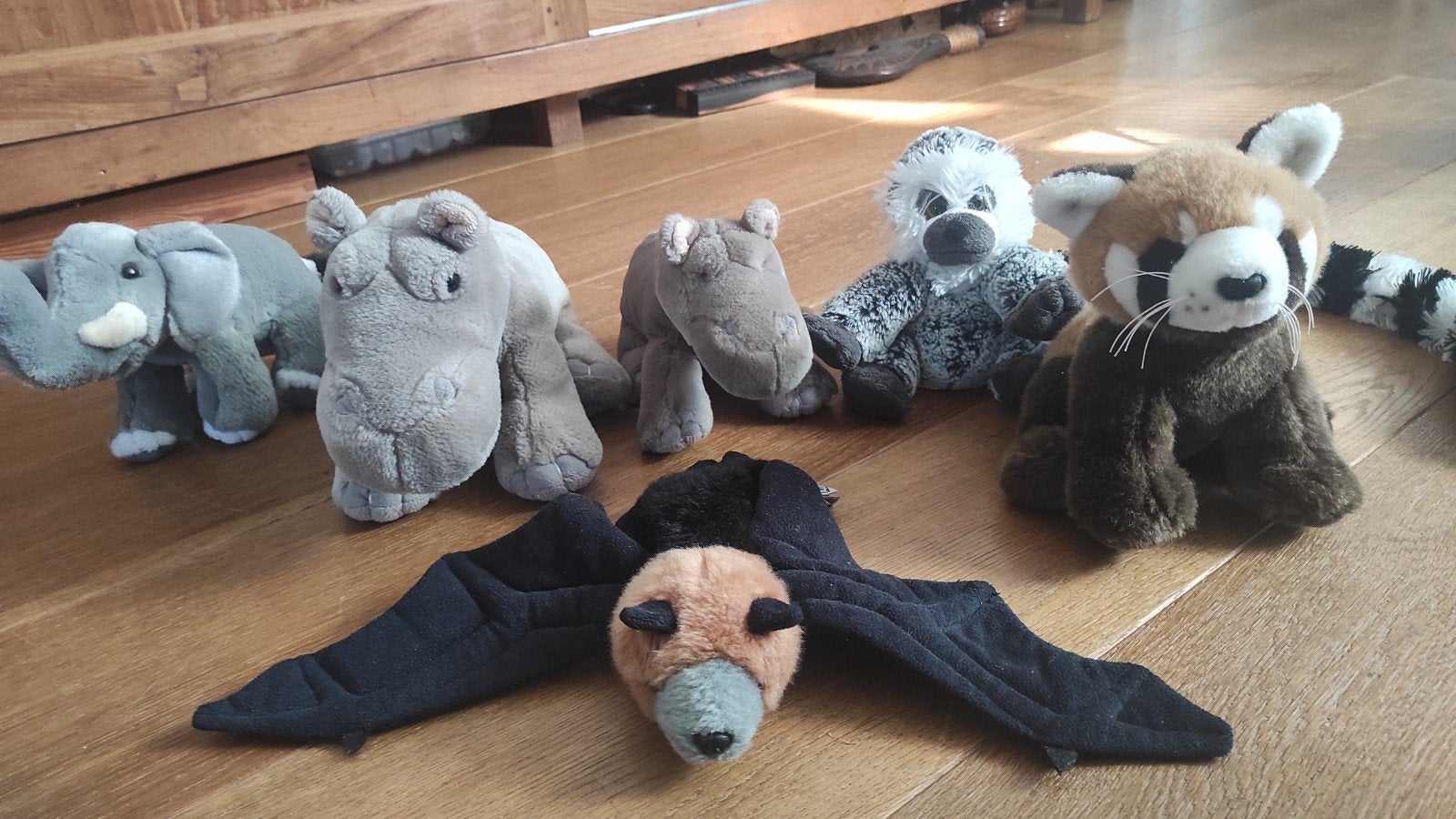 Nature Planet Knuffels €5 per stuk, Kinderen en Baby's, Speelgoed | Knuffels en Pluche, Gebruikt, Overige merken, Grijs, Ophalen of Verzenden