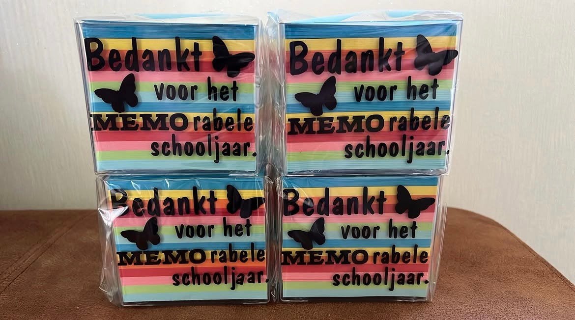 Bedankje juf / meester, Ophalen of Verzenden, Nieuw