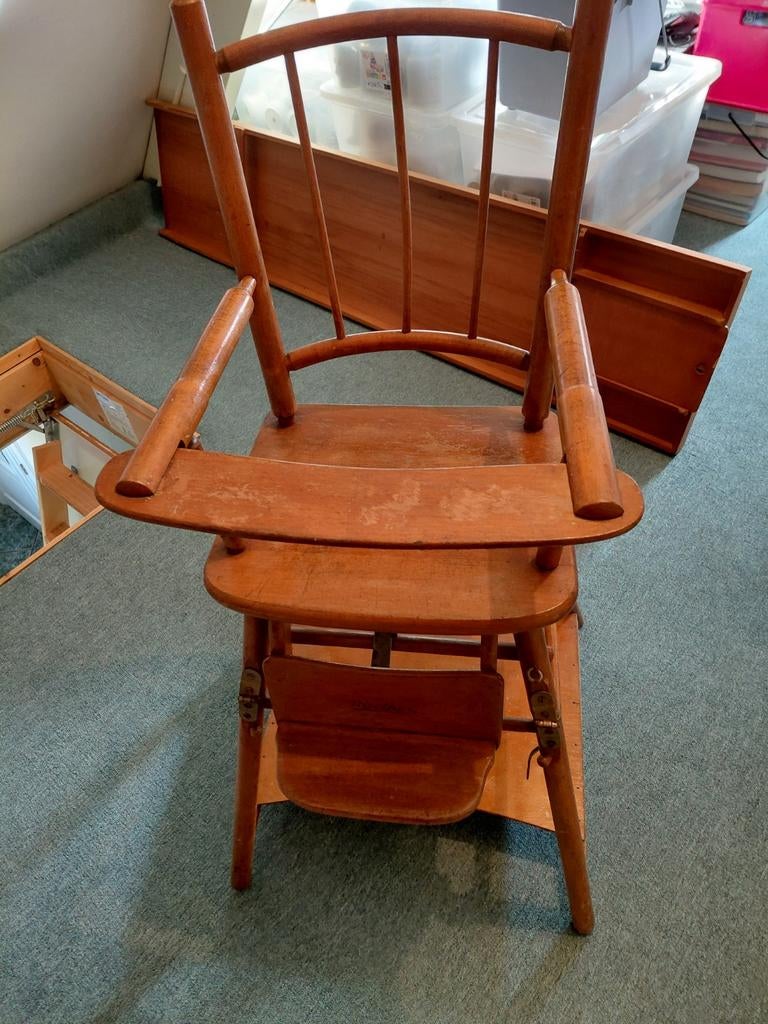 ouderwetse poppenstoel, Antiek en Kunst, Ophalen of Verzenden
