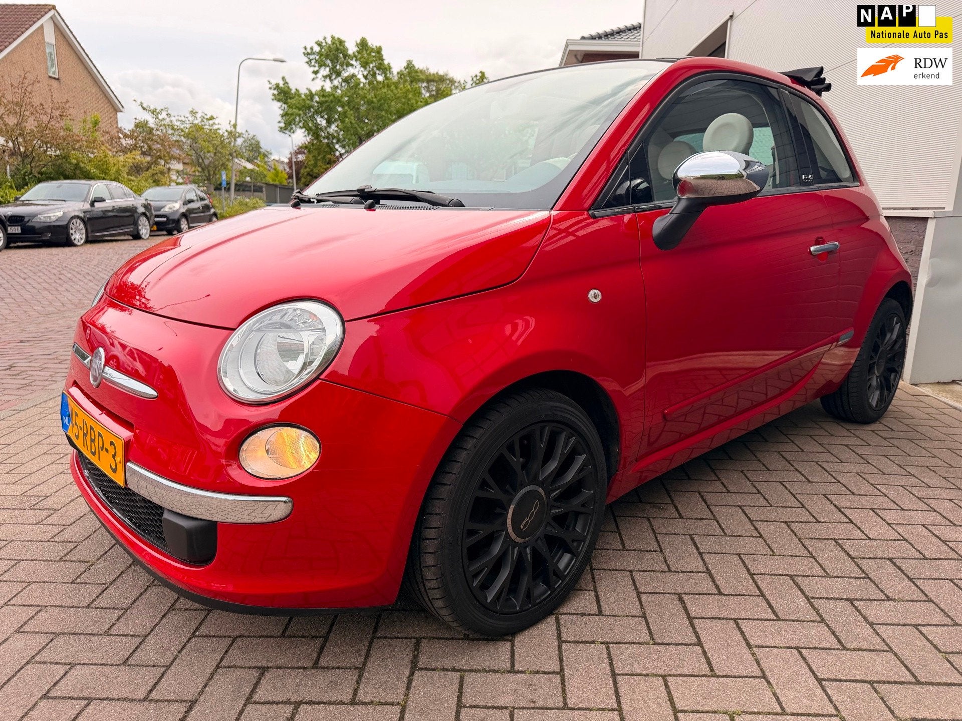 Fiat 500 C 1.2 Lounge/Cabrio/1eigenaar/Automaat/Airco/Elek-p, Auto's, Euro 5, Gebruikt, 1242 cc, 4 cilinders